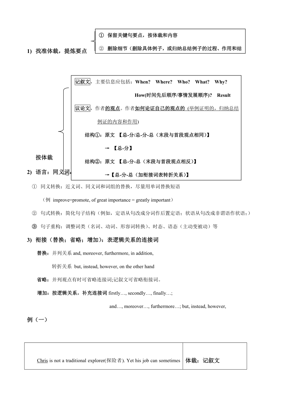 (word完整版)2019高考英语概要写作技巧讲解.doc_第2页