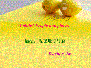 英语七年级下外研版Module-1People-and-places课件-现在进行时态.ppt