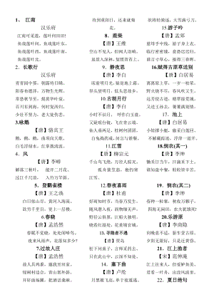 (完整)小升初必背古诗120首.doc