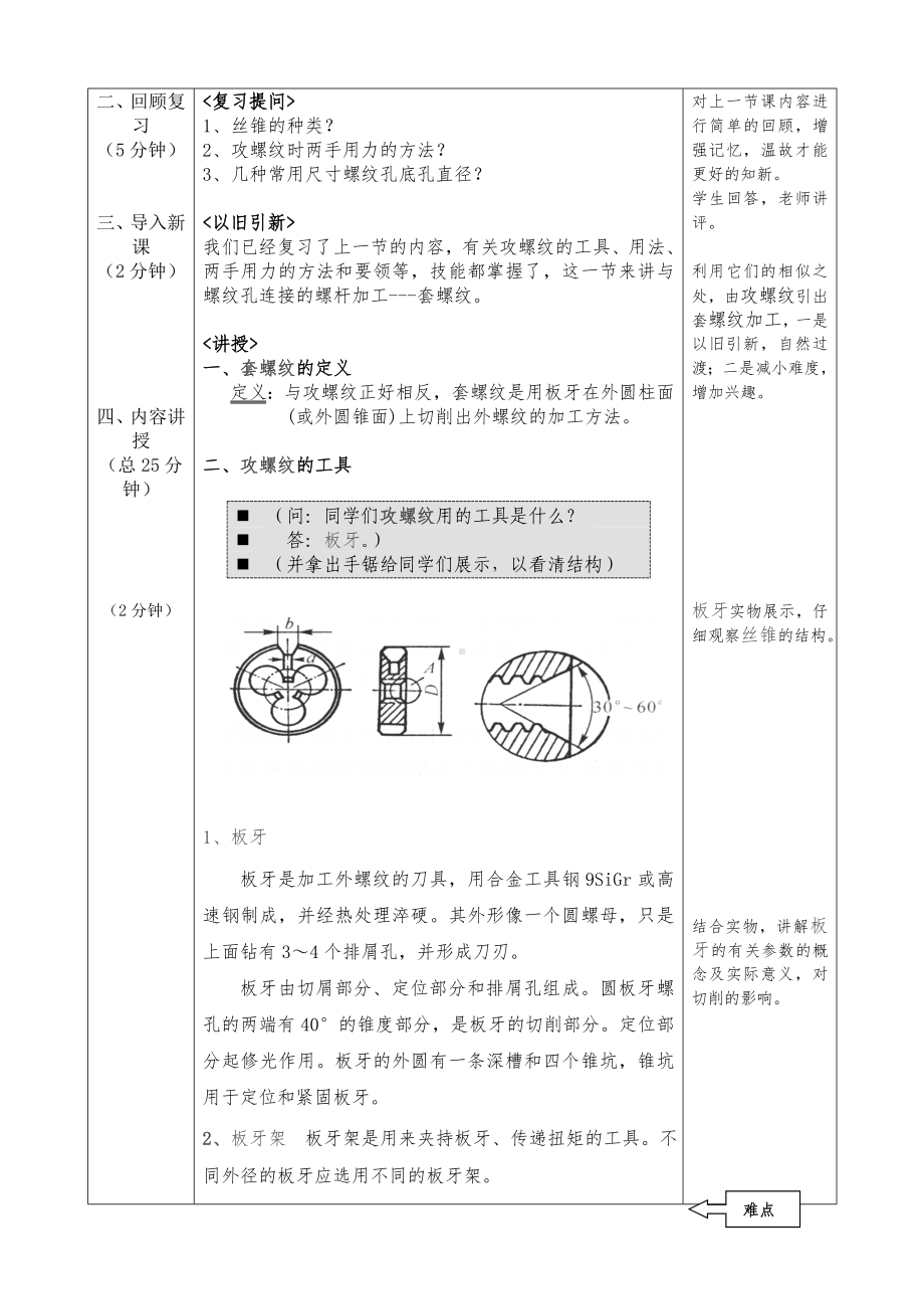 (完整版)套螺纹一体化教案.doc_第2页