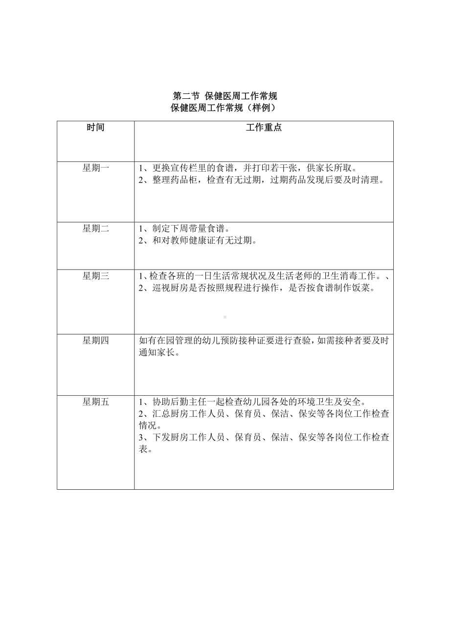 (完整版)幼儿园保健医一日生活常规流程.doc_第2页