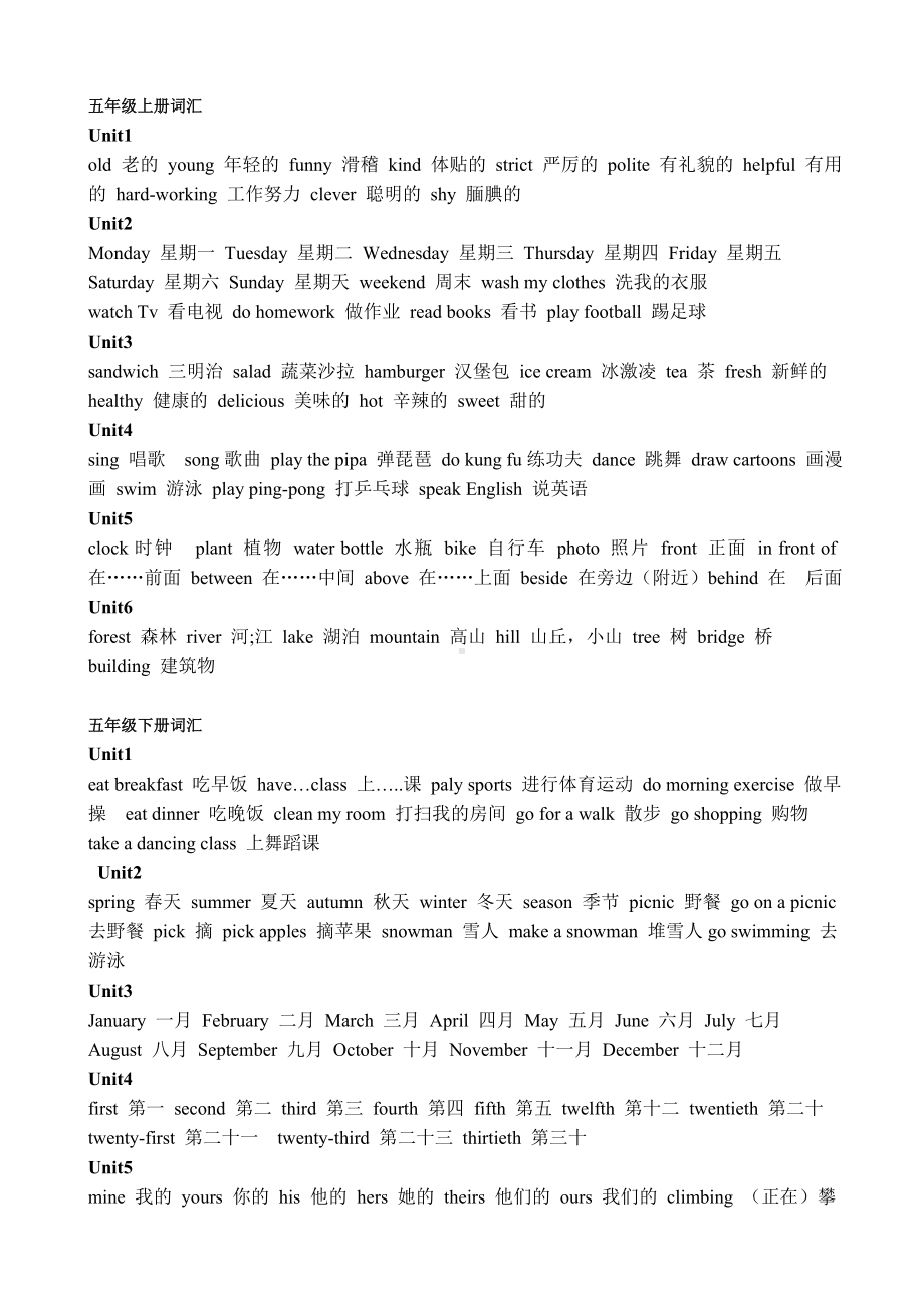 (完整版)人教版小学英语三至六年级词汇汇总.doc_第3页