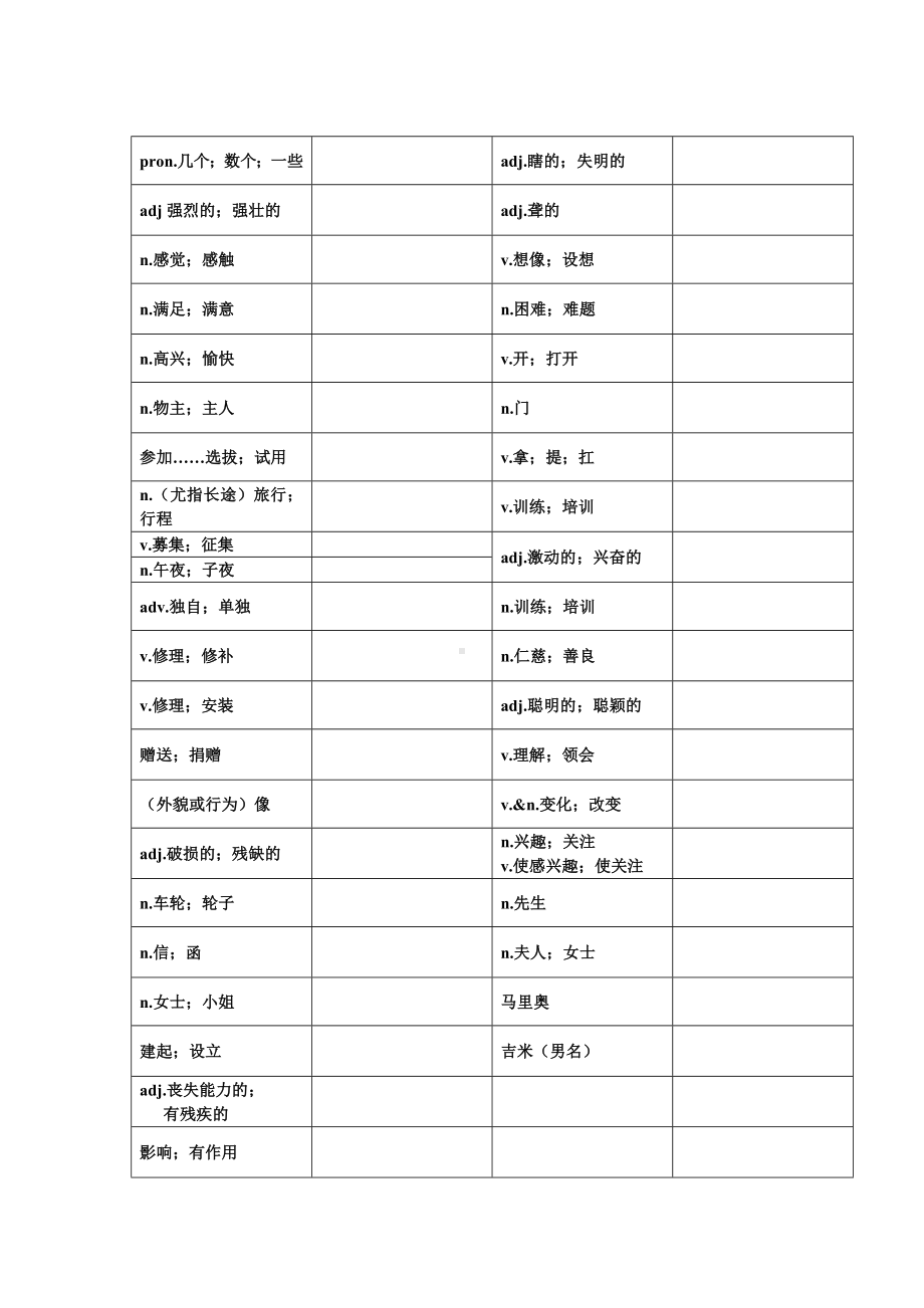 (完整)人教版八年级下英语单词测试卷.doc_第3页