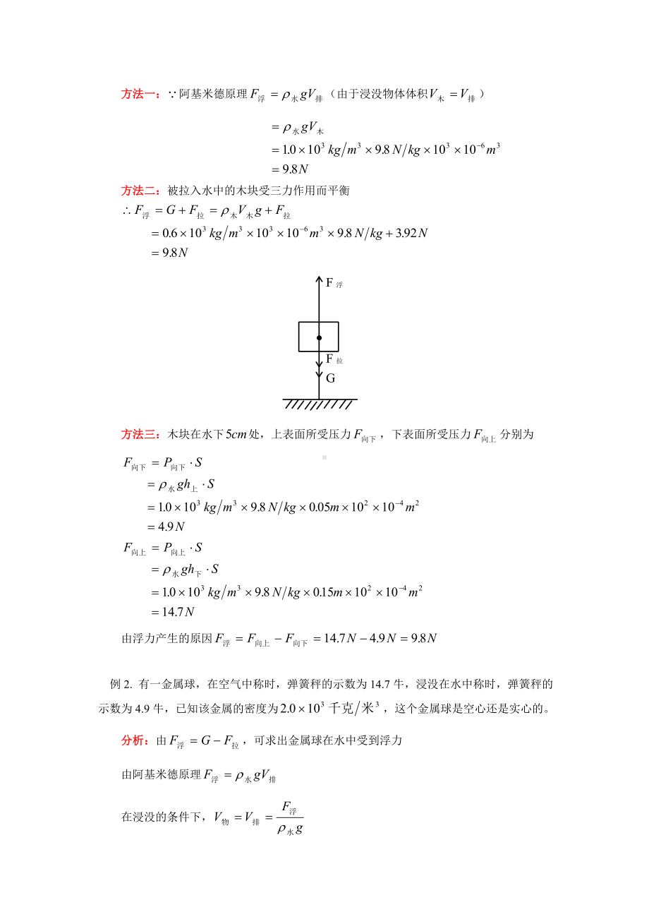 (word完整版)初三物理浮力复习教案.doc_第3页