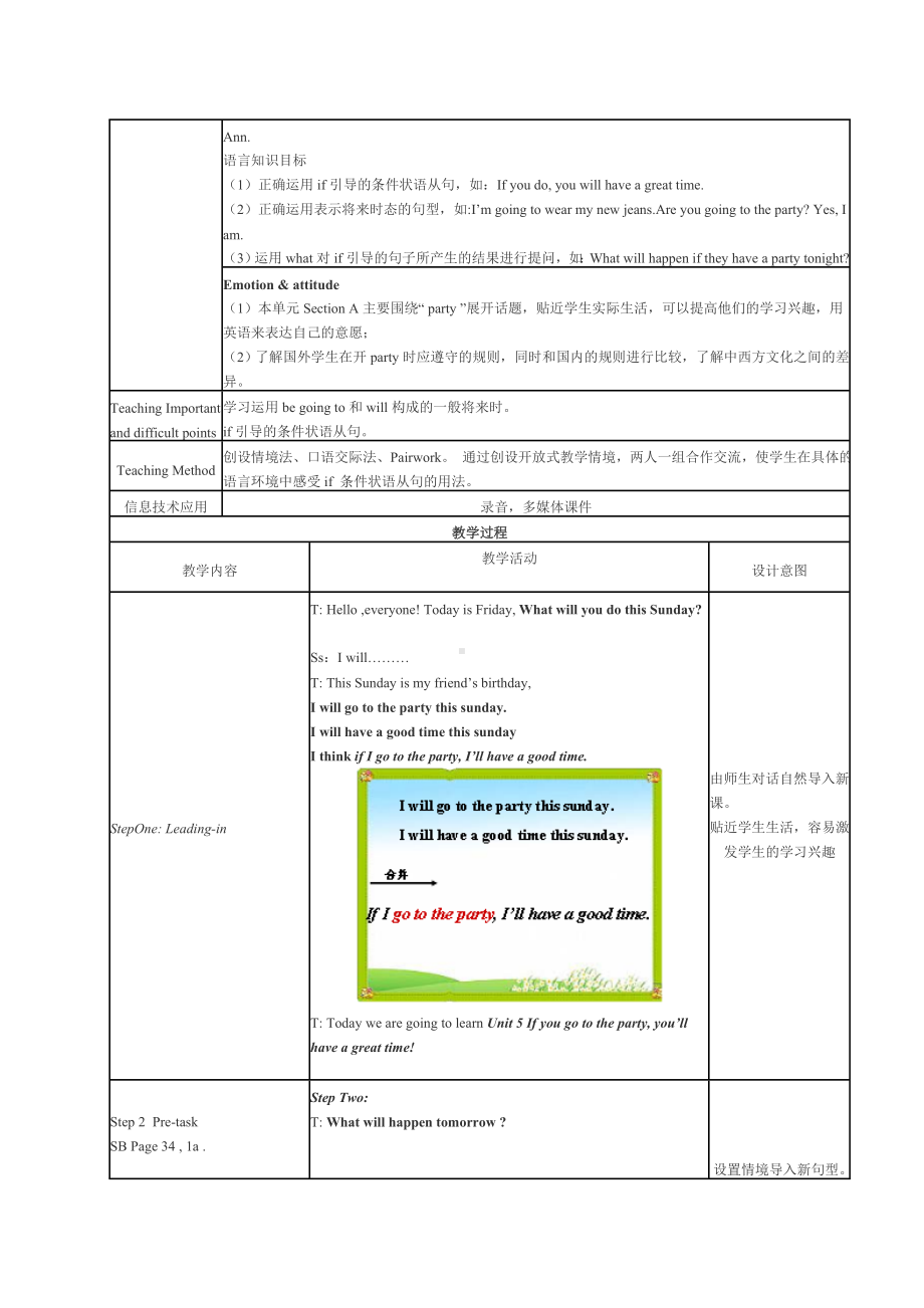 (完整版)初中英语优秀教学设计.doc_第2页