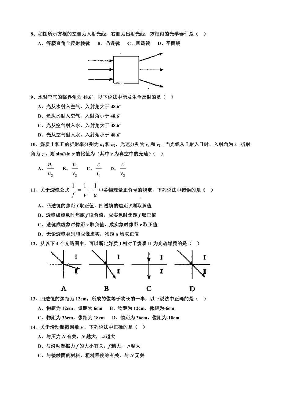 (word完整版)高中物理经典题库1000题.doc_第2页