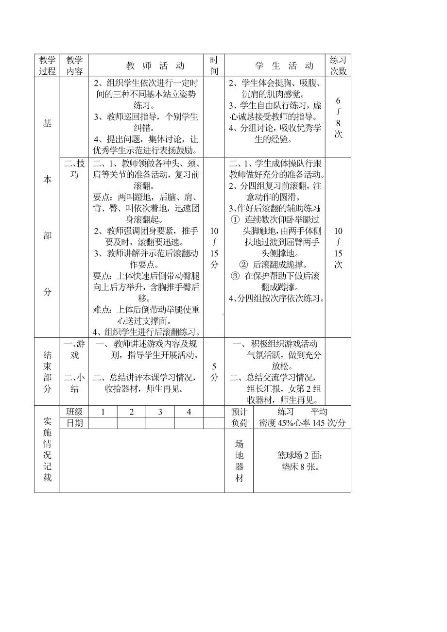 (完整版)初中体育教案全集.doc_第2页