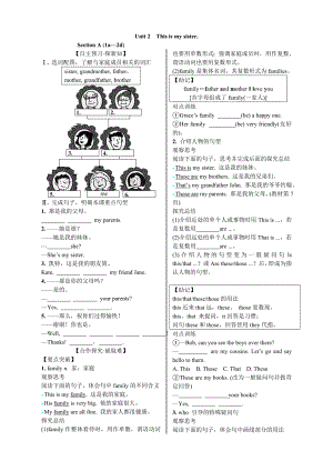 (word完整版)最新人教版七年级上册英语精品导学案Unit2.doc