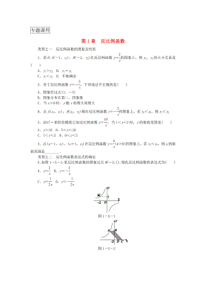 九年级数学-反比例函数复习题新版湘教版.doc