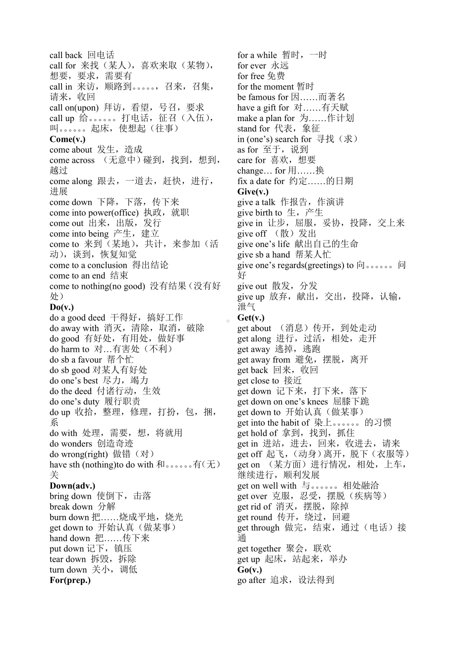 (完整版)高考英语常用词组.doc_第2页