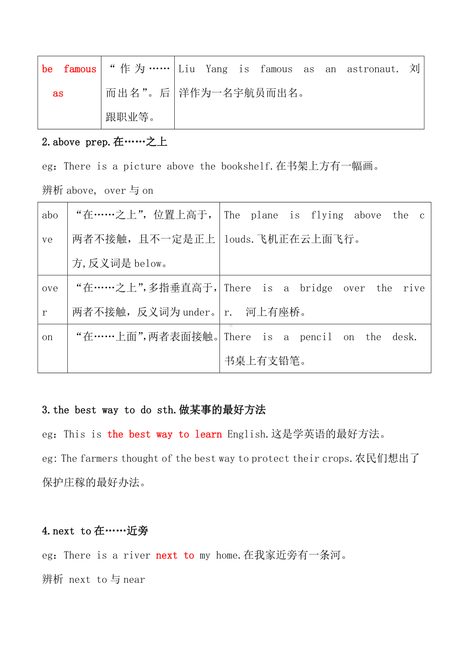 七年级英语下册Module6Aroundtown知识点归纳新版外研版.doc_第3页