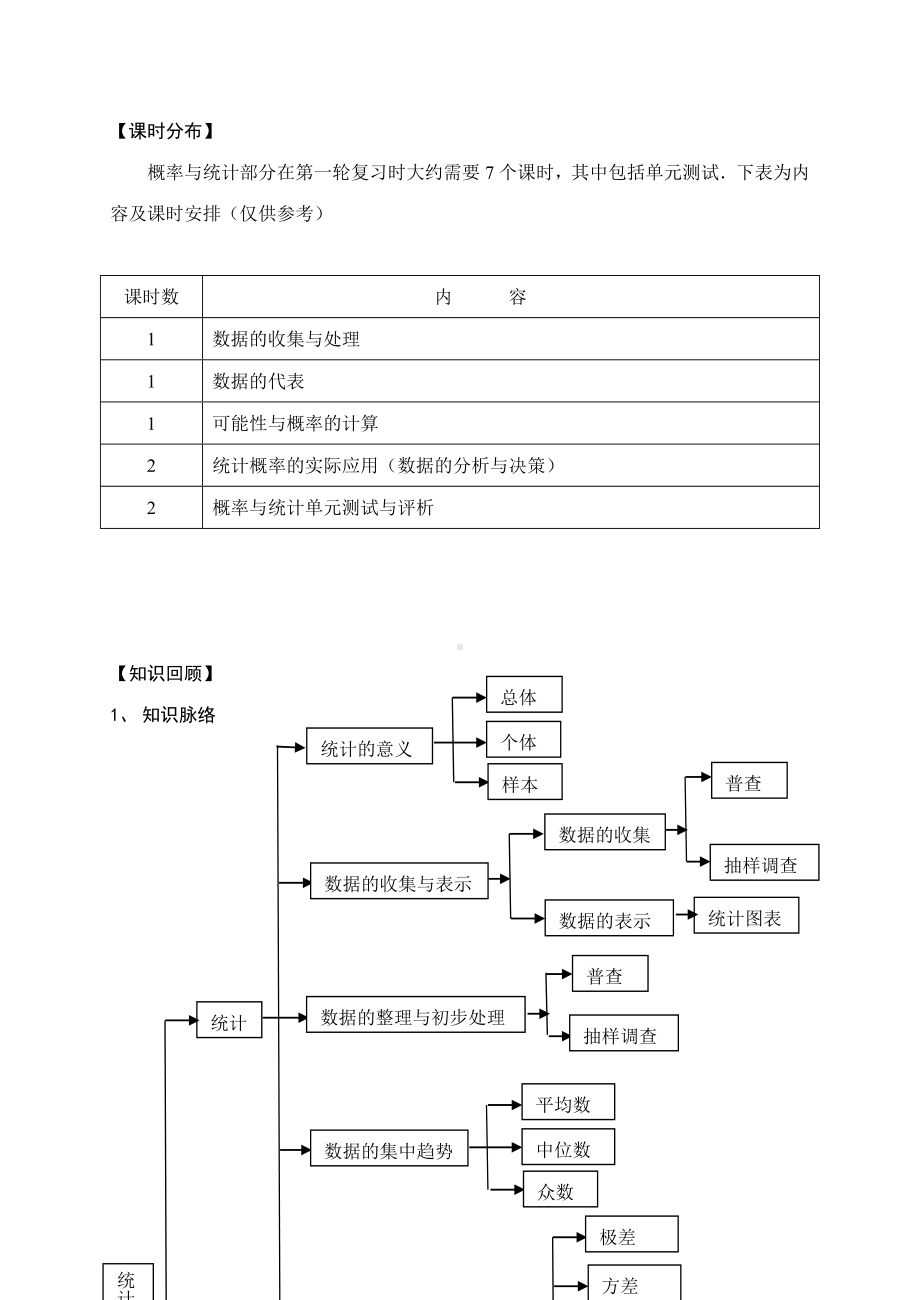 中考复习教案概率与统计.doc_第2页