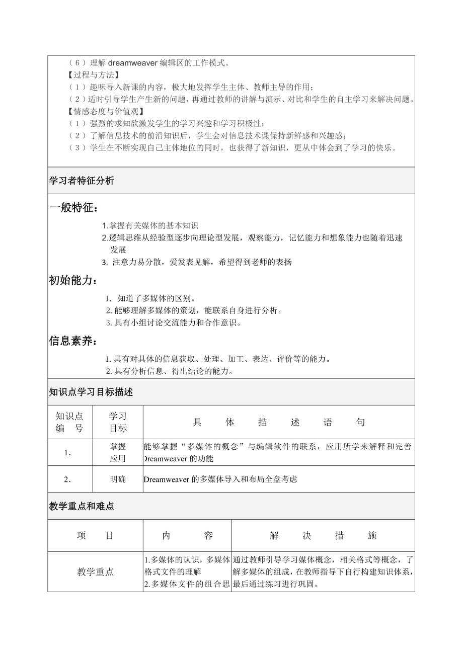 (完整版)高中信息技术教学设计.doc_第3页