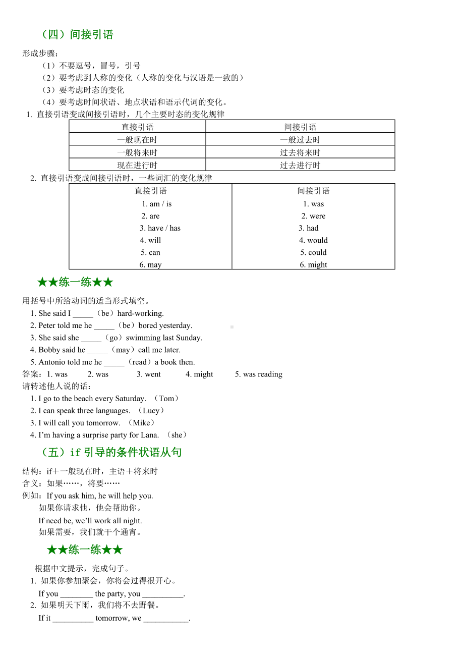 人教版英语八年级上册-语法知识点精讲+练习.doc_第3页