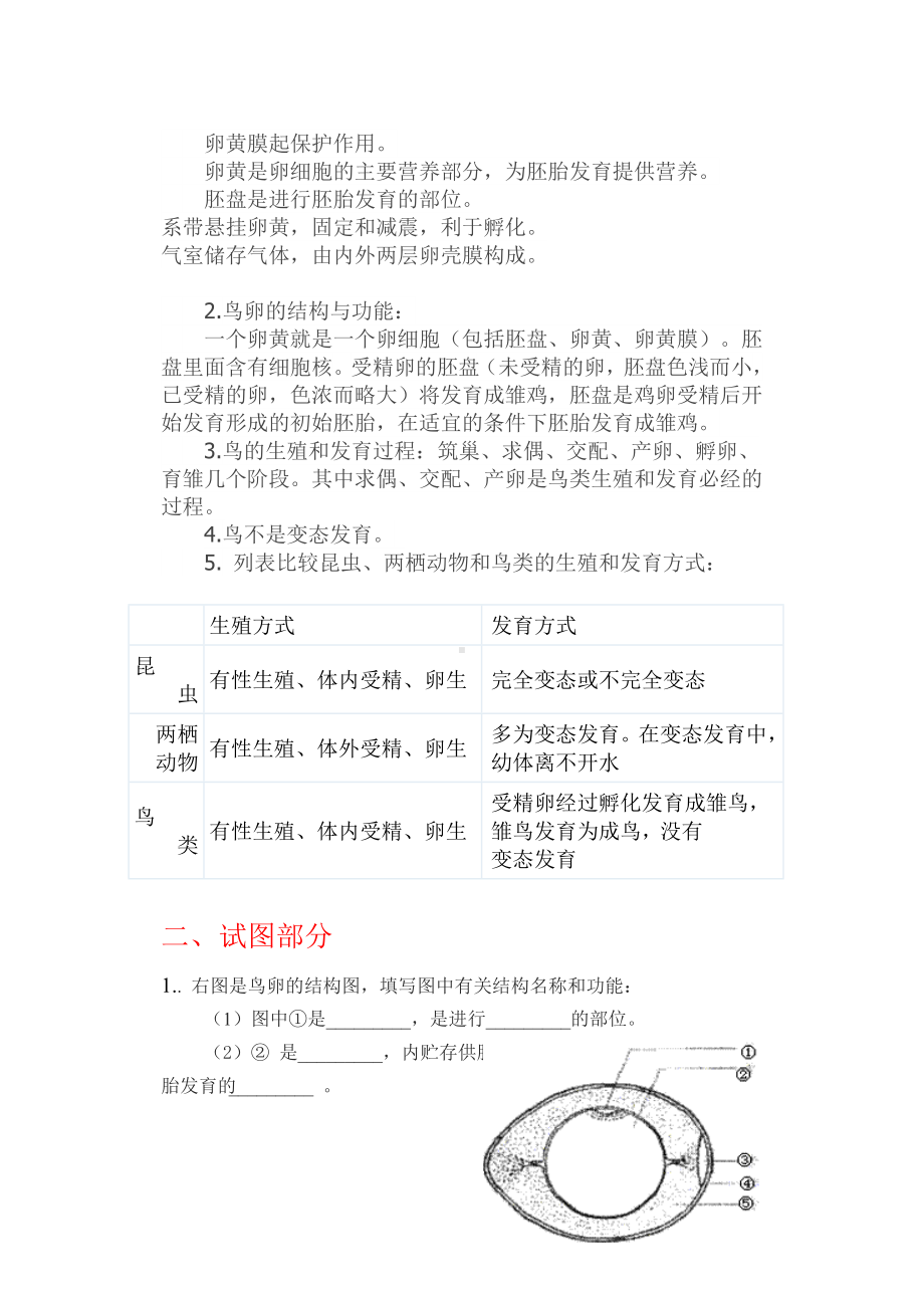 人教版下册第一章生物的生殖和发育知识点.doc_第3页