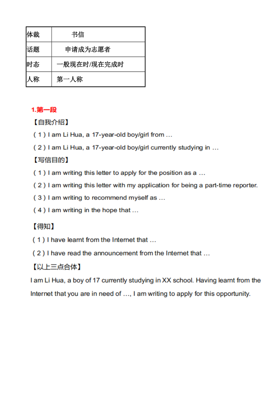 2020高考英语申请信万能模板(6页).docx_第2页