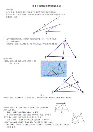 (教案)角平分线类问题常用思路剖析.doc