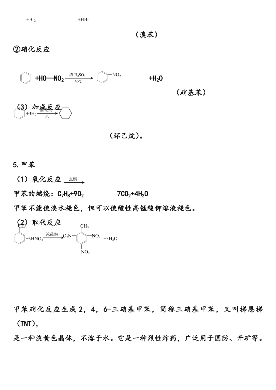 (完美版)高中有机化学方程式总结要点.doc_第3页