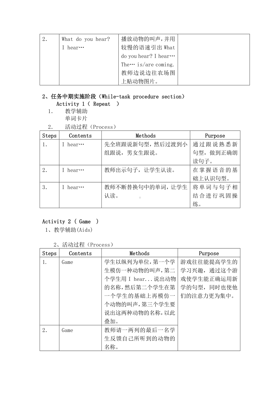 新牛津（绿色上教版）二年级下册《英语》2B-U1-3 教案.DOC_第2页