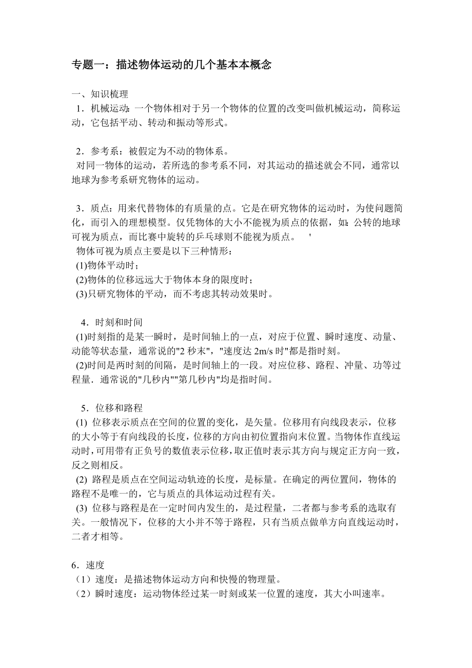 [高考]高中物理重点难点汇总.doc_第1页