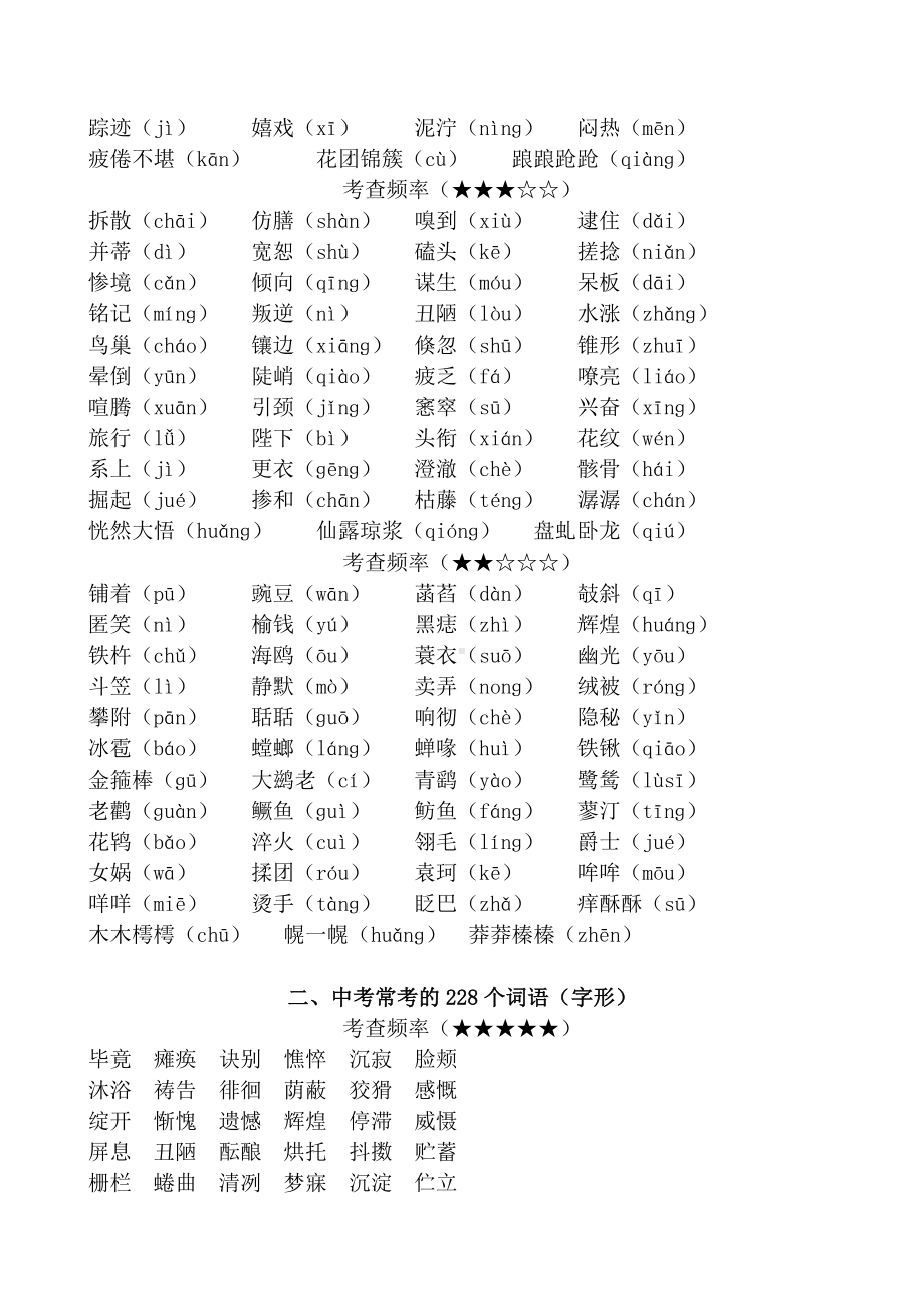 人教版初中语文易错字词汇总[最新].doc_第2页