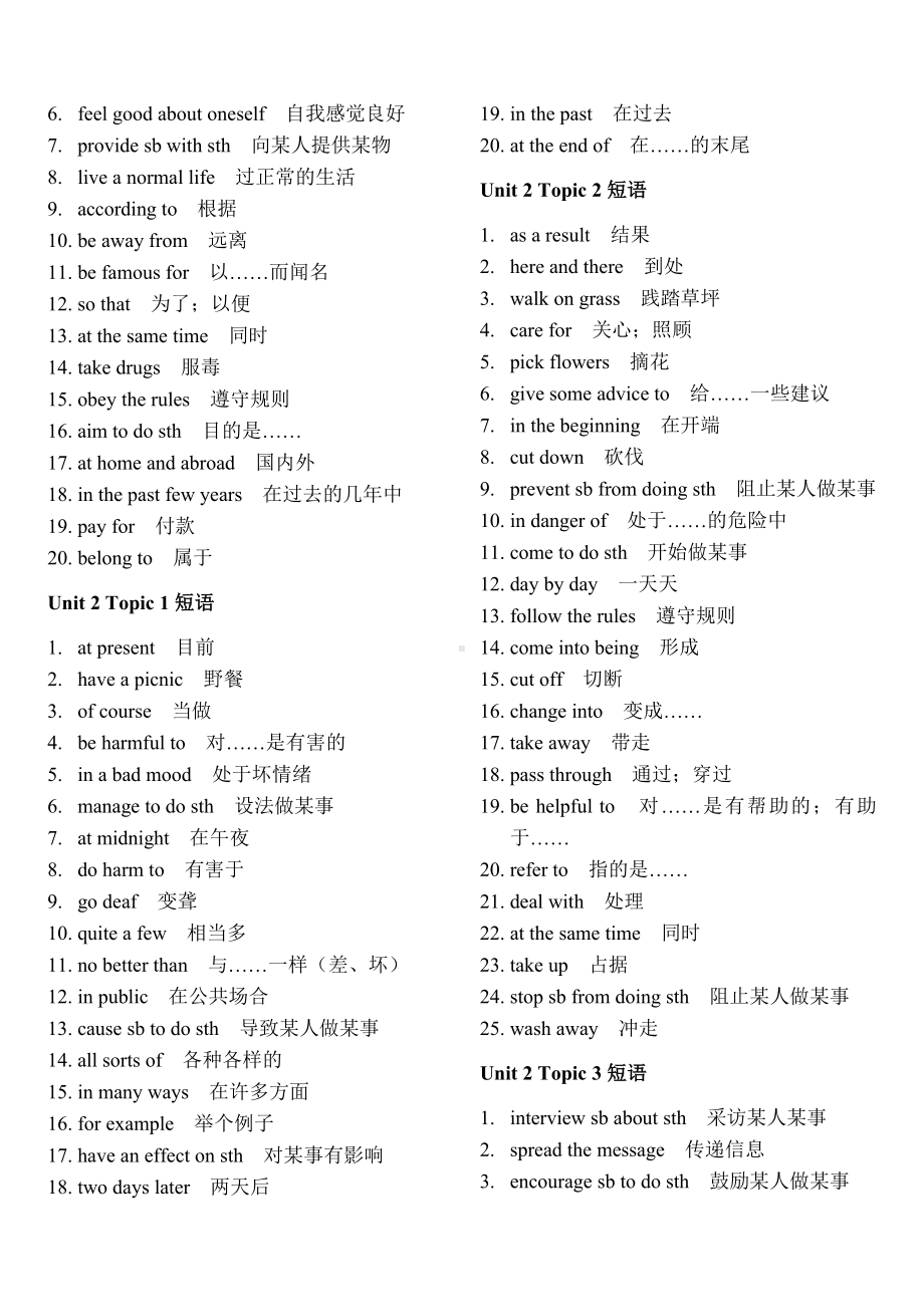 仁爱版九年级英语上册词汇和短语汇总.doc_第2页