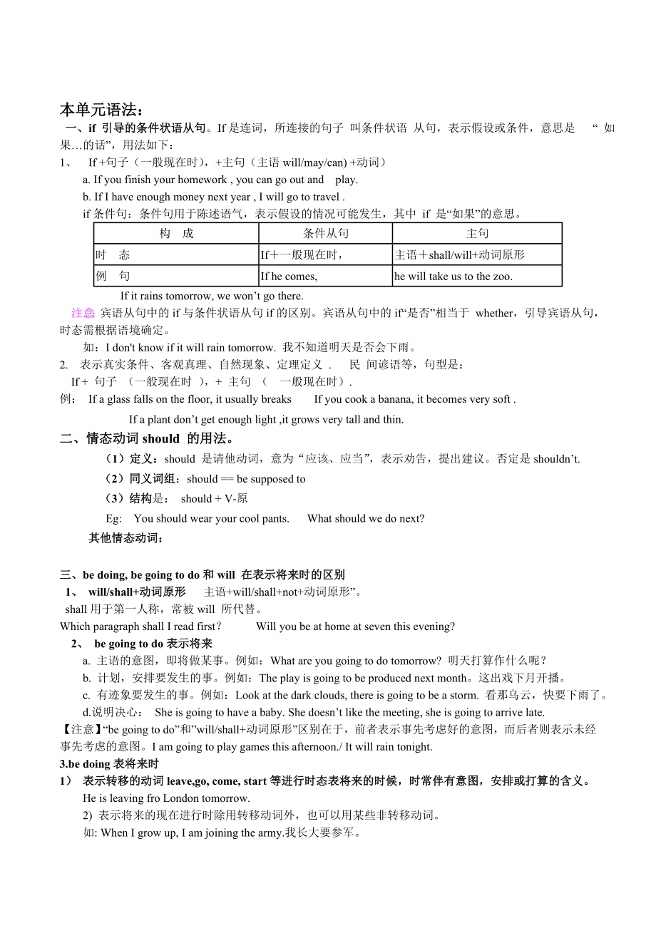 人教版英语八上unit10知识点.doc_第3页