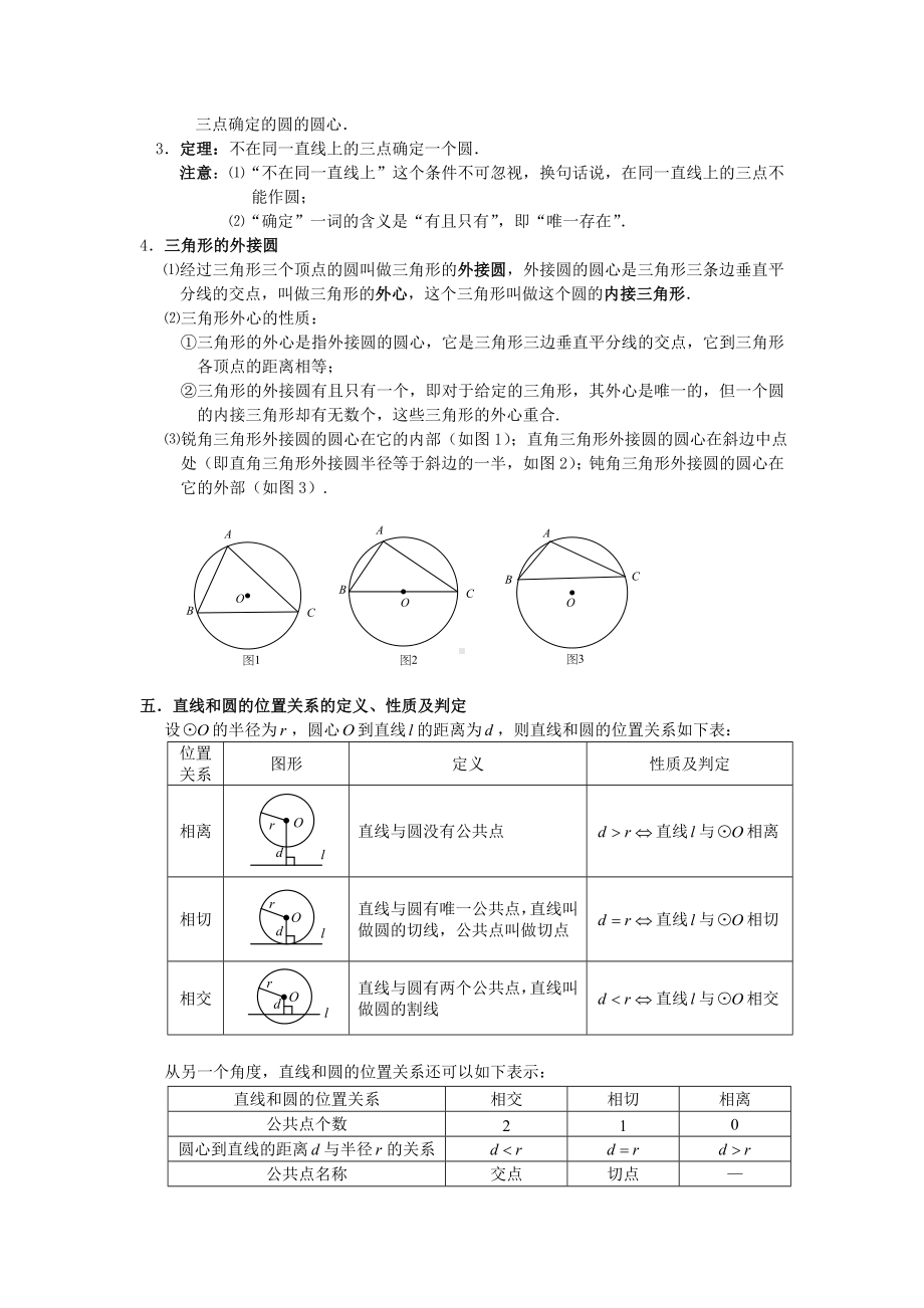 人教版第24章圆的知识点及典型例题.docx_第3页