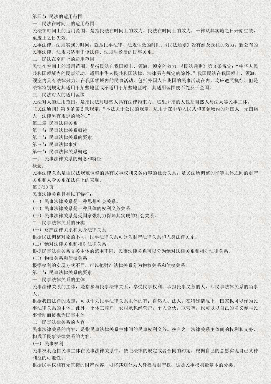 (整理)民法总论知识重点.docx_第2页