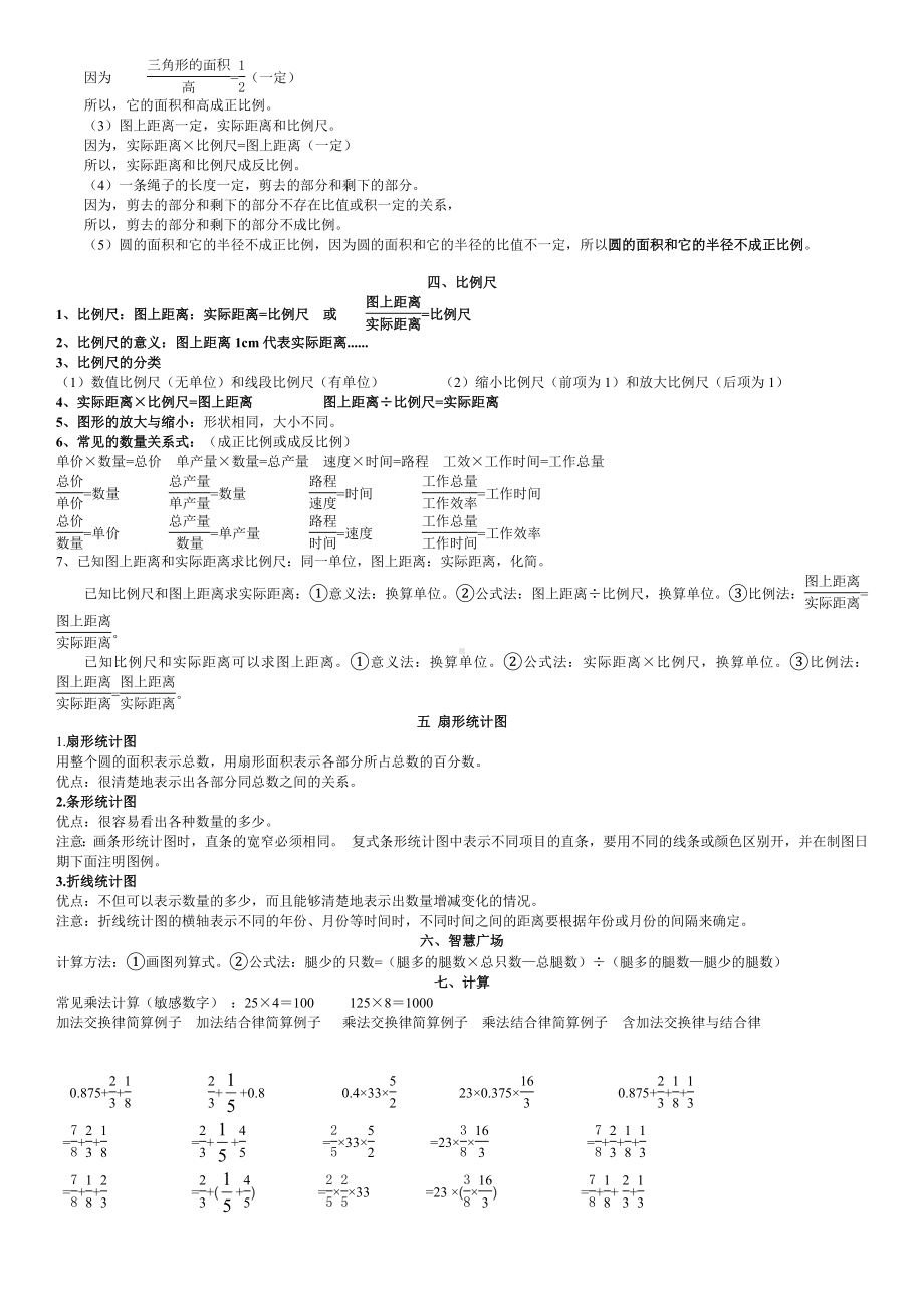 (完整版)青岛版六年级下册数学知识点总结.doc_第3页