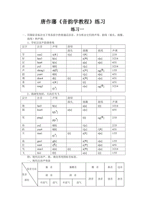 《音韵学教程》练习标准答案.doc