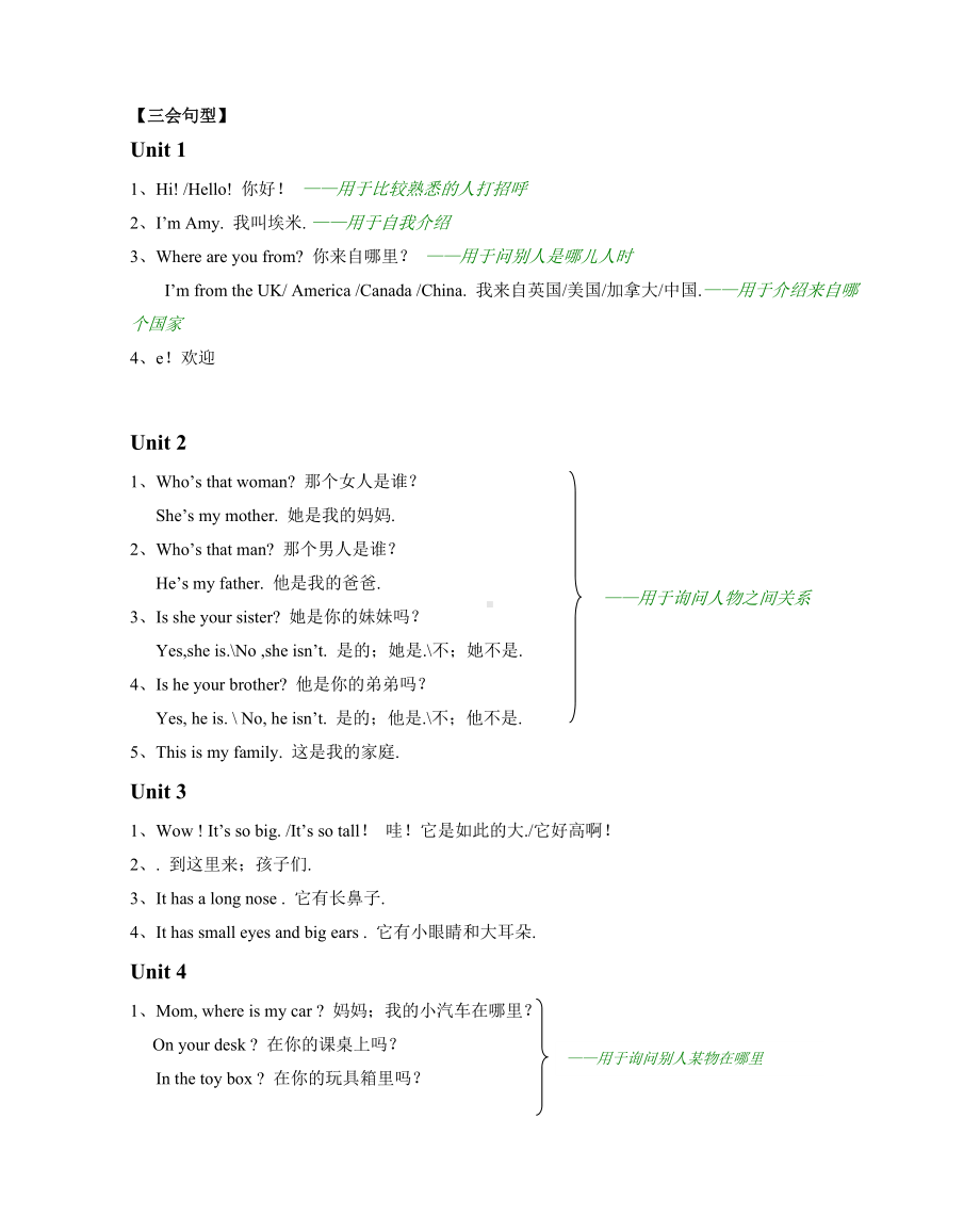 2020整理新版人教版pep小学英语三年级下册期末总复习知识点归纳.doc_第2页