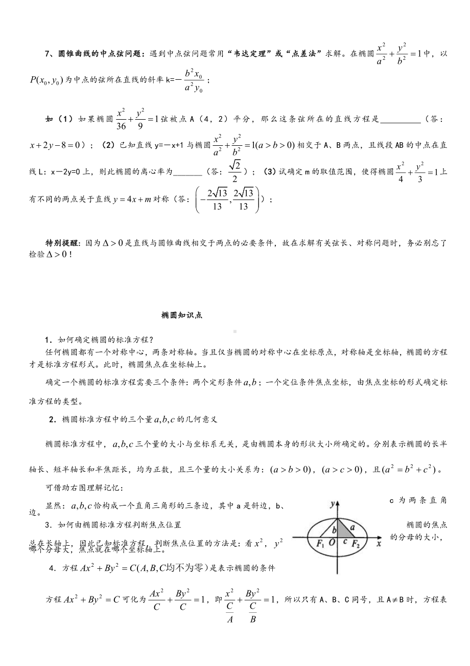 人教版高中数学椭圆专题复习资料.doc_第2页