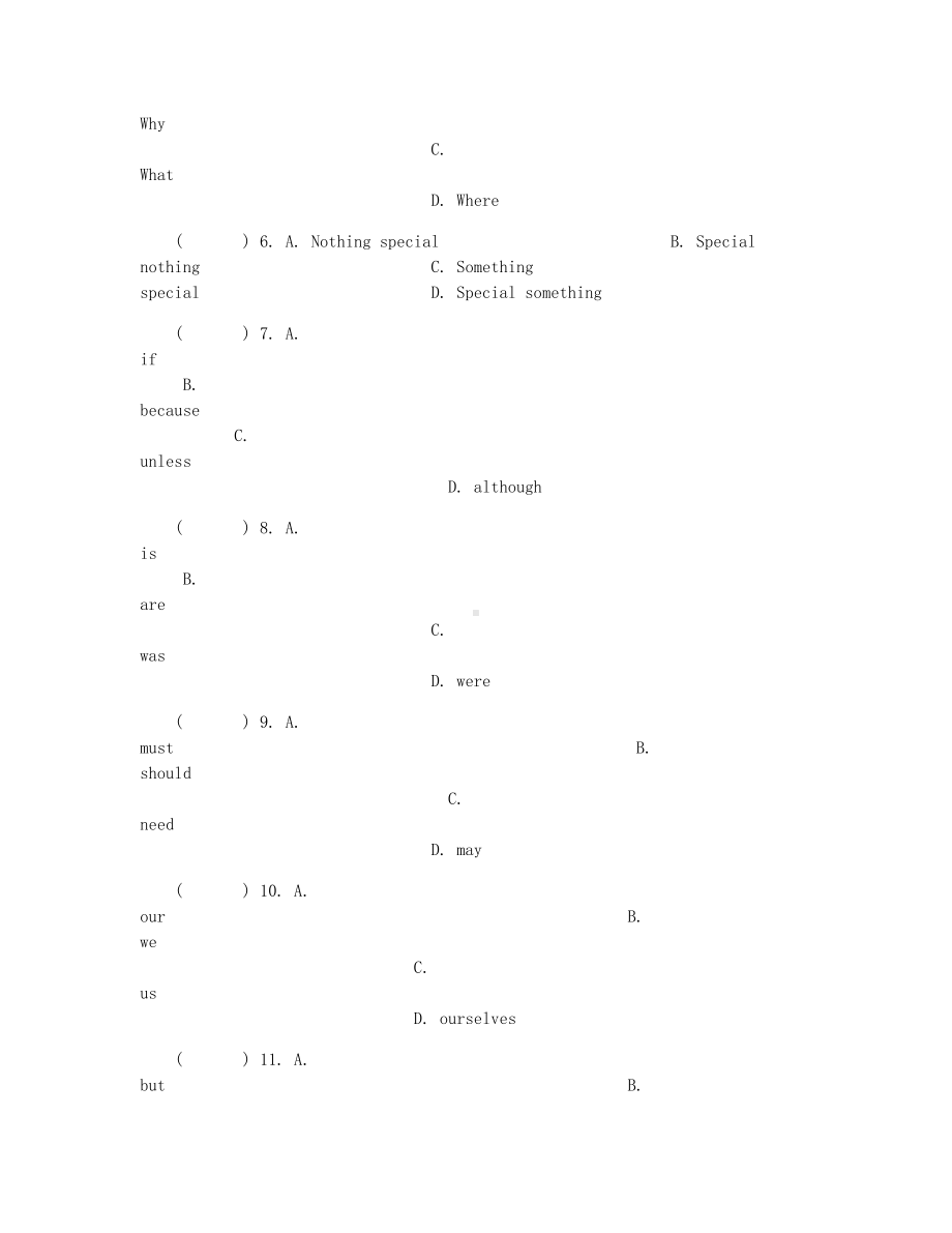 （广州中考试题）2021广州市越秀区中考英语模拟试题（Word版）.docx_第3页