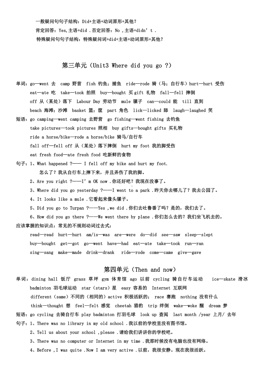 [译林版]六年级下册英语知识点总结.doc_第3页