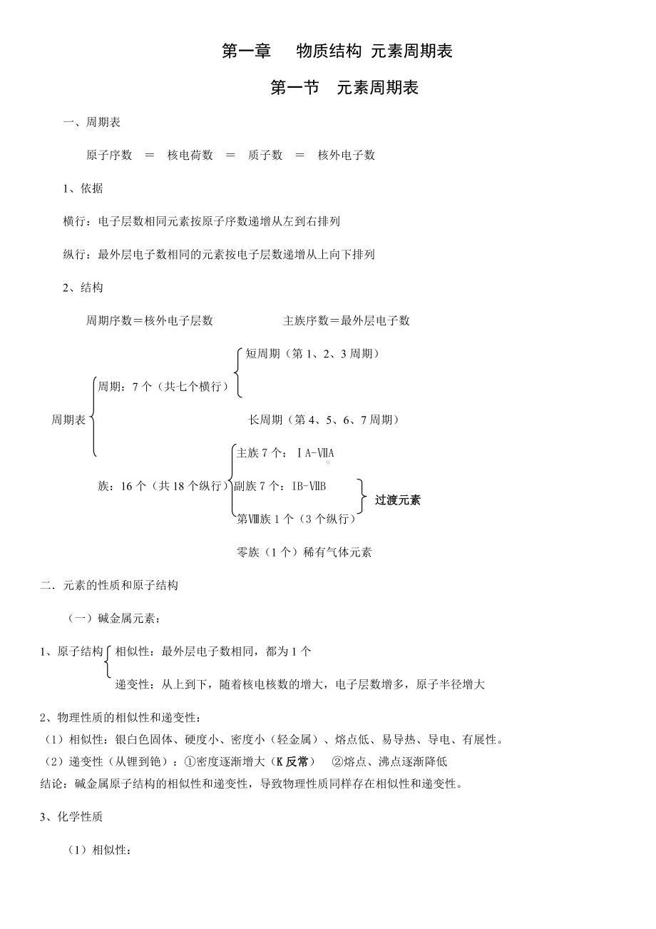 人教版高中化学必修二知识点总结(全册).docx_第1页