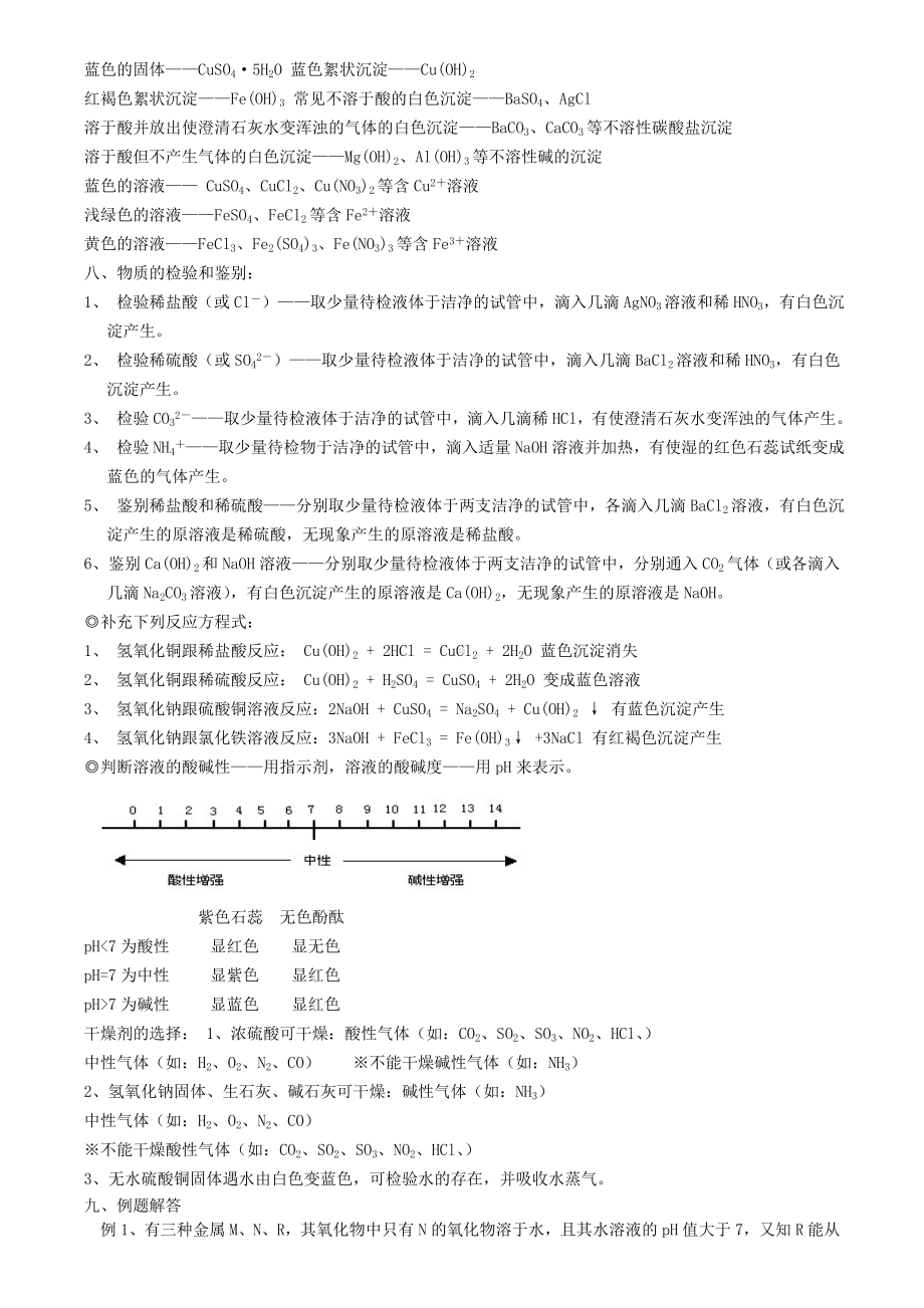 中考化学酸碱盐专题.doc_第3页