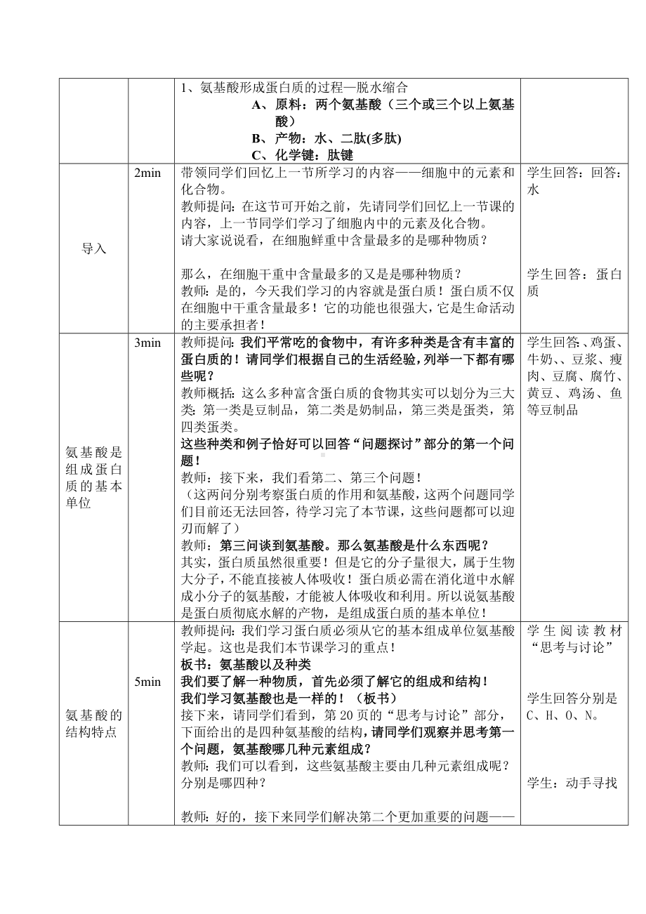 (完整版)蛋白质教案详案.doc_第2页