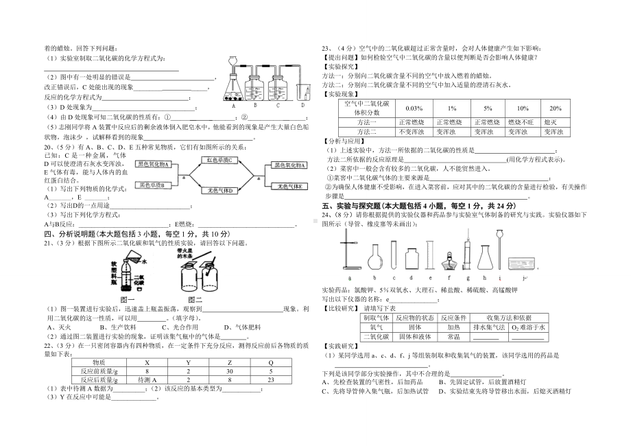 上学期第二次月考初三化学试题.doc_第2页