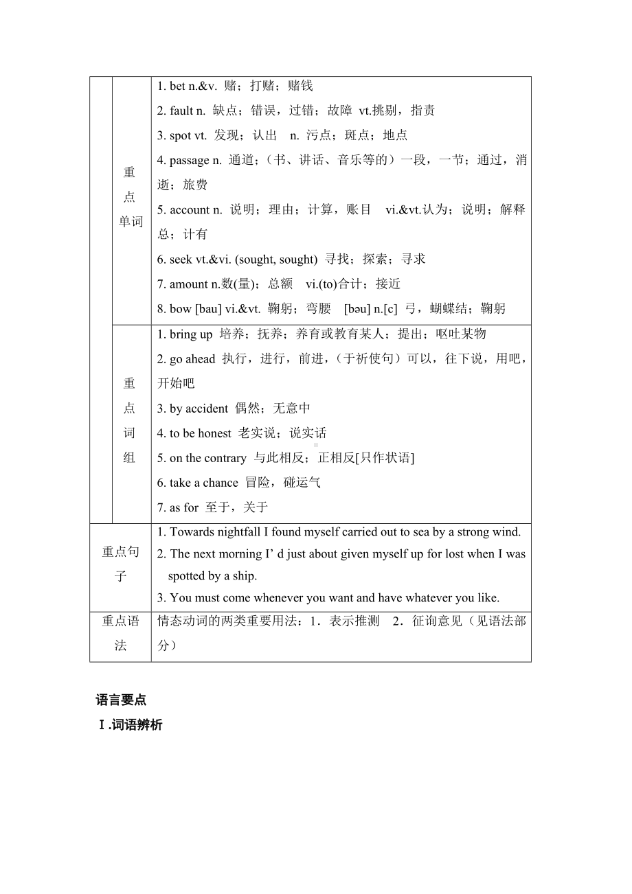 人教版高中英语必修三unit3知识点汇总与练习.doc_第2页