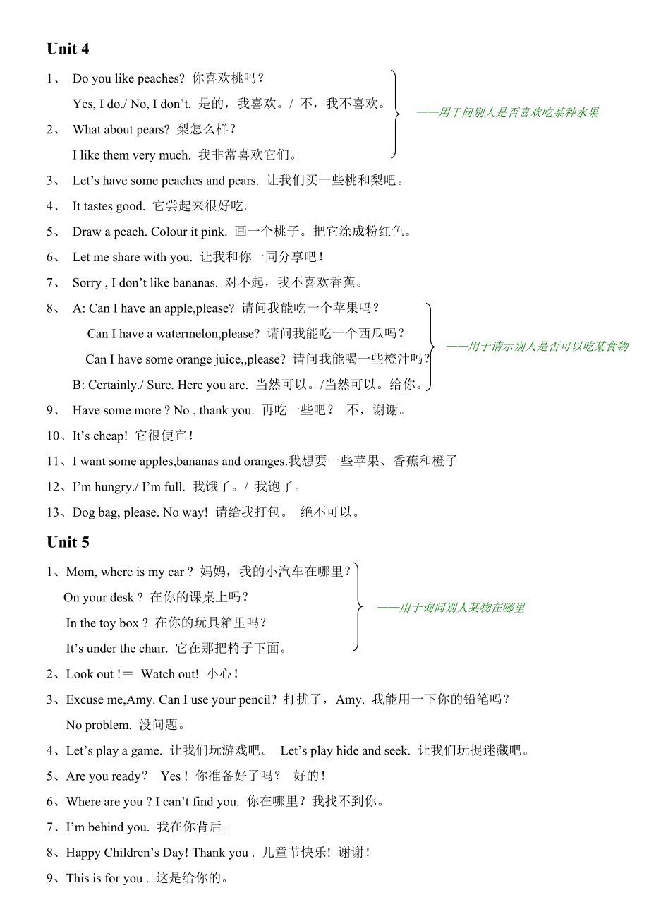 PEP英语三年级下册经典复习资料.doc_第3页