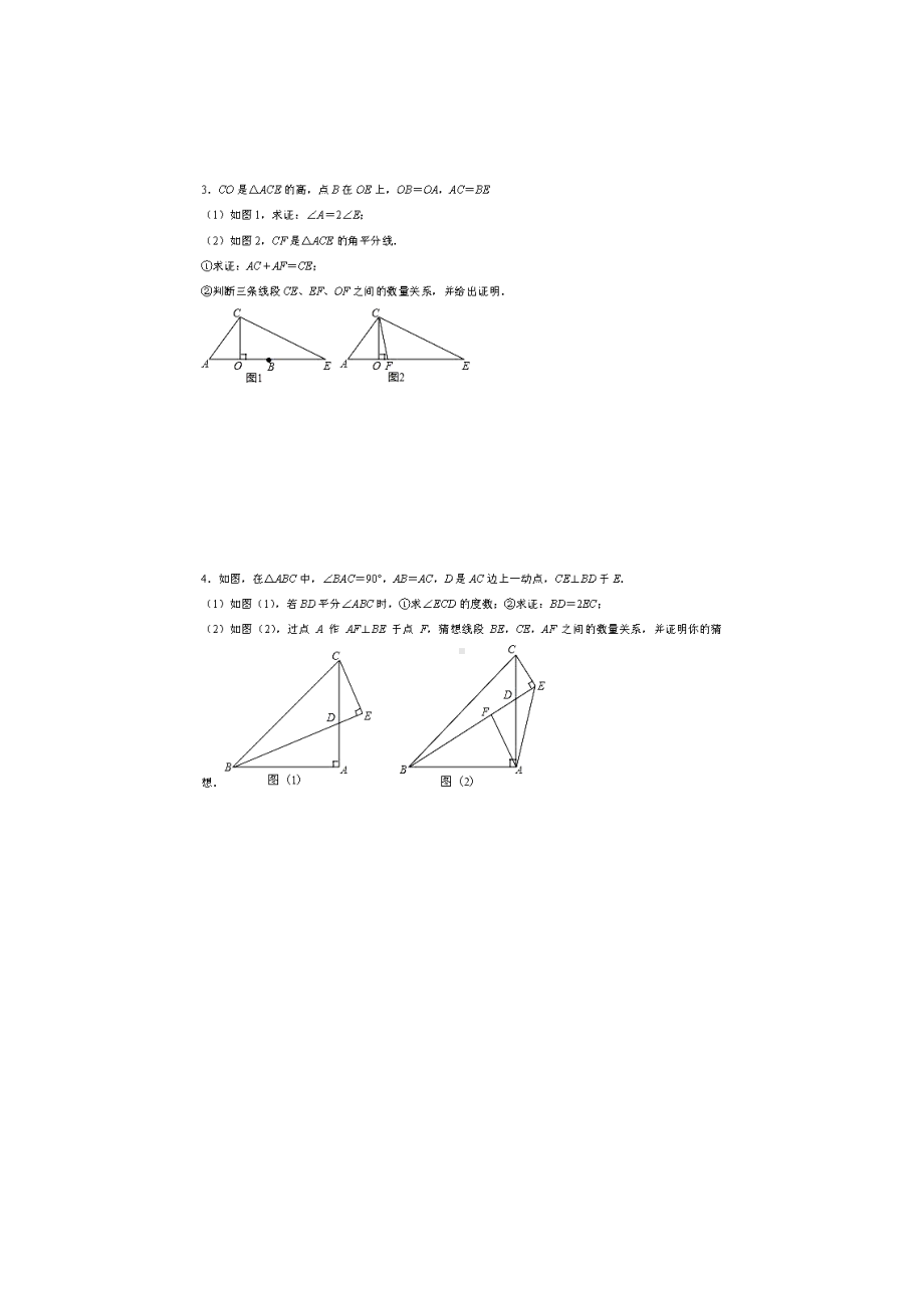 人教版八年级数学上册-压轴题汇编(图片版-无答案).doc_第2页