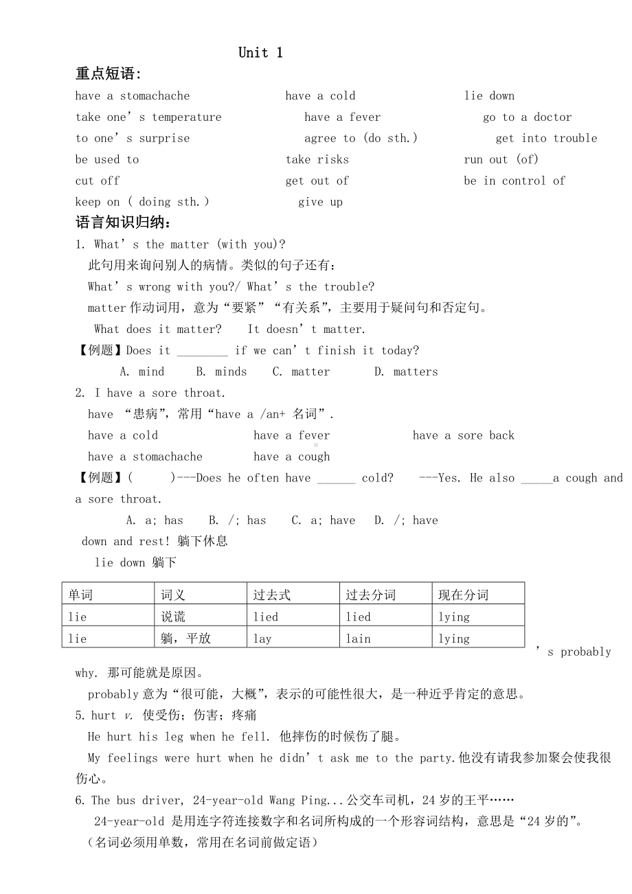 人教版八年级下册英语全册知识点大全.doc_第1页