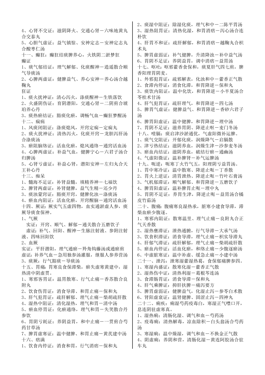 中医执业医师考试知识点汇总.doc_第2页