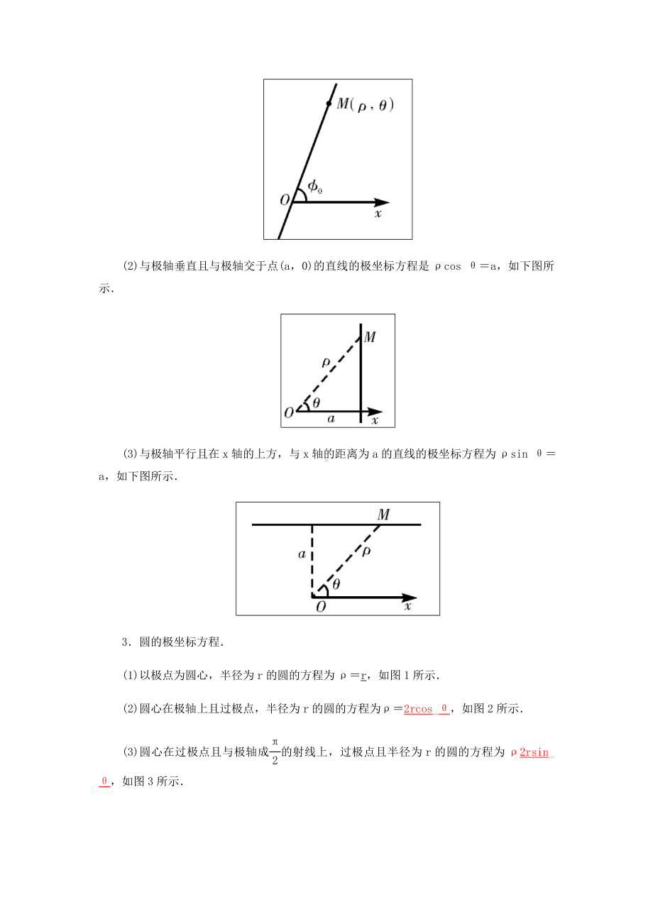 (完整版)高考文科数学复习专题极坐标与参数方程.doc_第2页