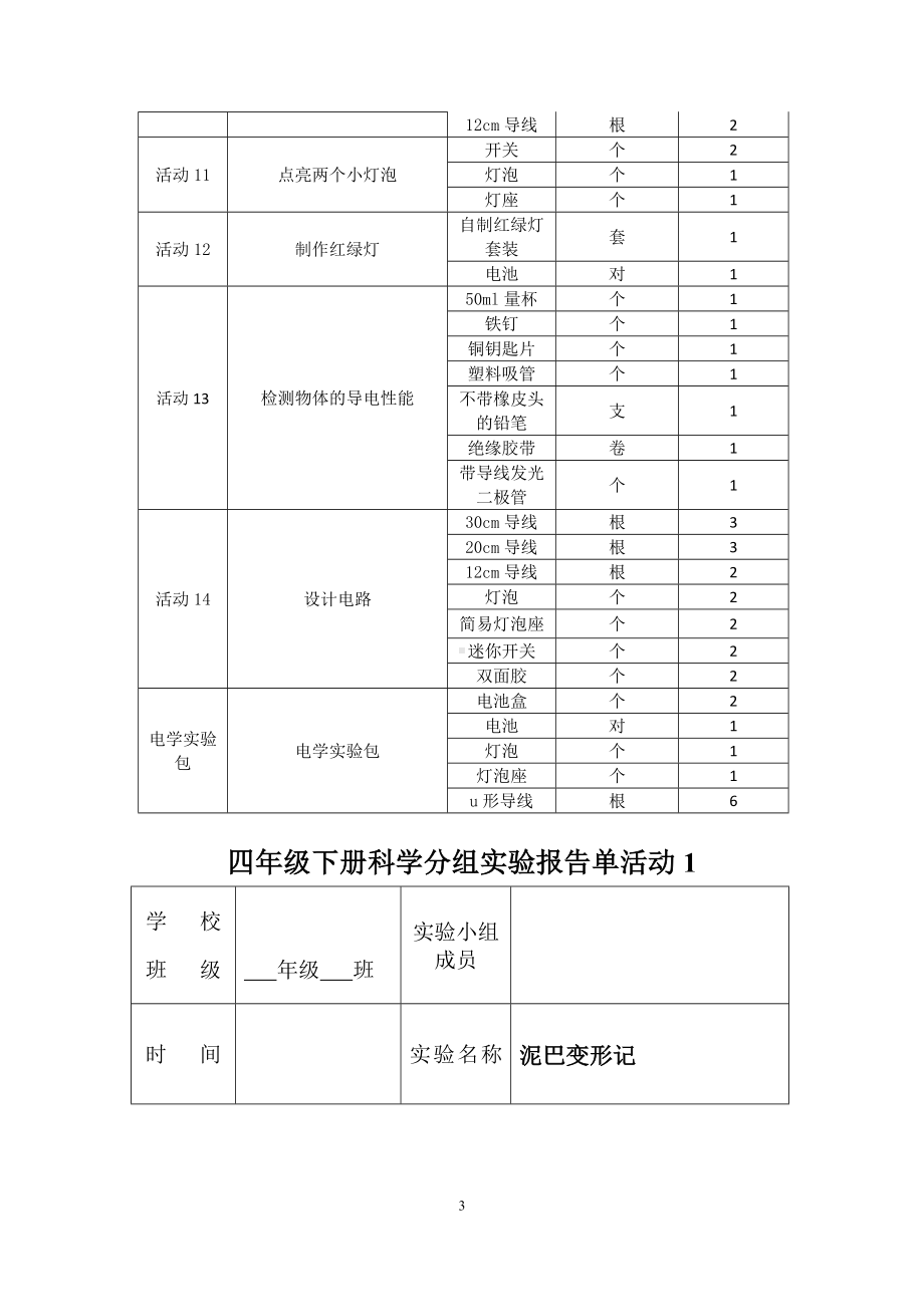 2023新湘科版四年级下册《科学》实验报告单.doc_第3页