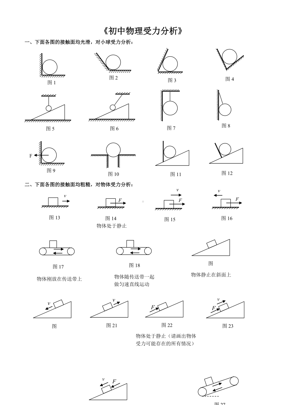 《初中物理受力分析》汇总.doc_第1页