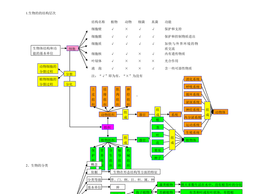 中考生物复习思维导图[最新].doc_第2页