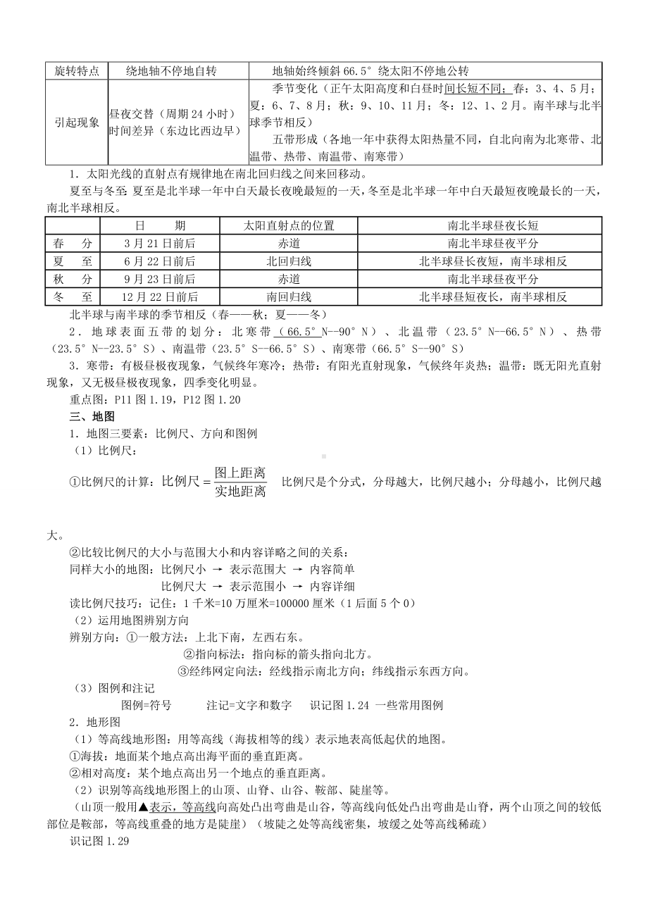 人教版新课标七年级地理上册知识点汇总(全册).doc_第2页