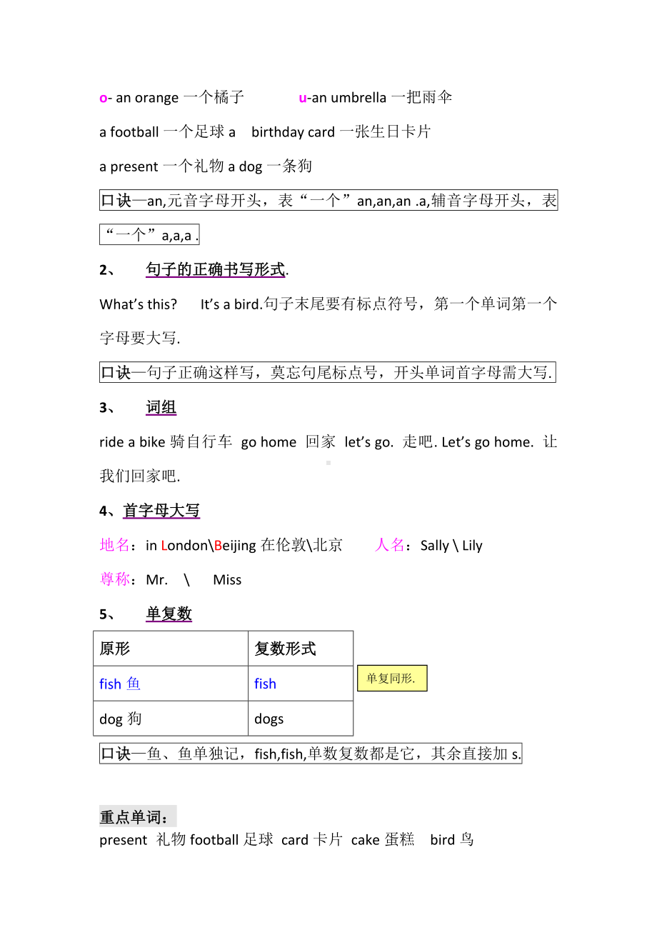 (闽教版)英语三年级下册单元知识梳理-(史上最全)(全书完整版).doc_第2页